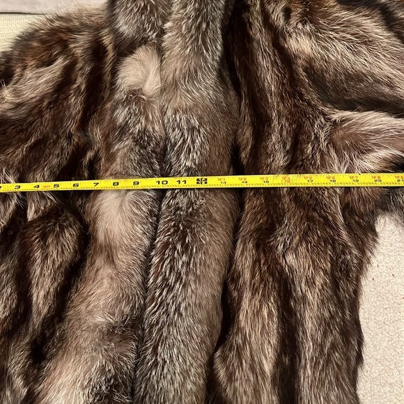 Raccoon fur coat S/M - Picture 13 of 16
